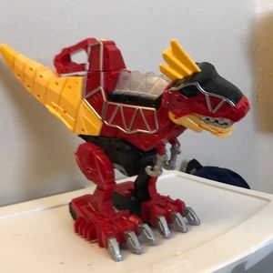 Power ranger trex  with working lights.